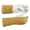 SOFTouch™,Schweißerhandschuh mit Ziegen-Vollleder-Innenhand und Rinds-Spaltleder Rücken und Stulpe